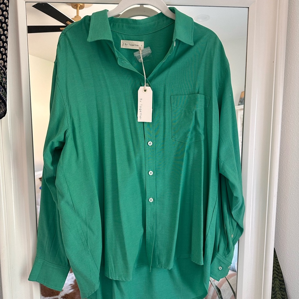 Green Blouse from By Together